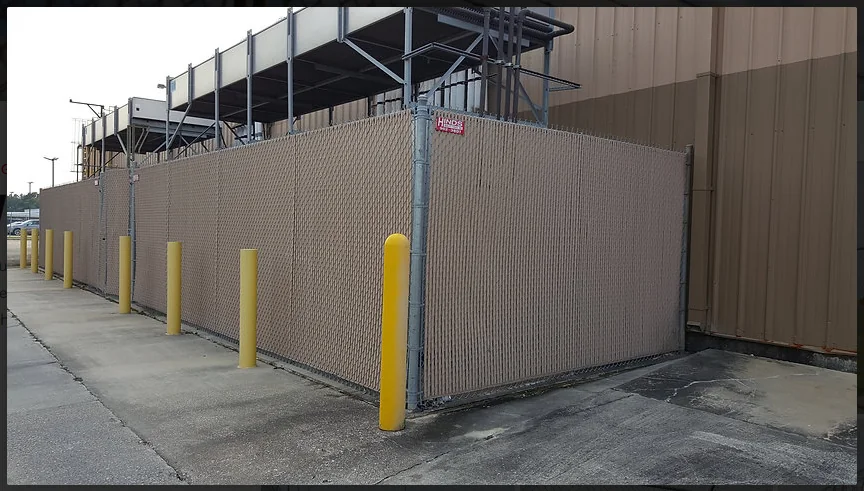 Industrial privacy perimeter enclosure